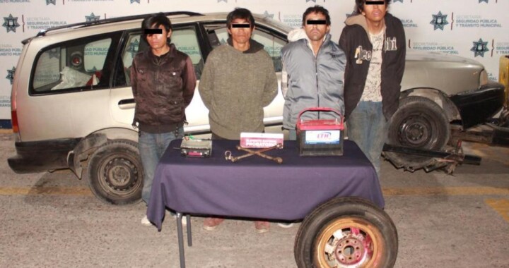 Desarticulan banda presuntamente dedicada al robo de autopartes en Puebla