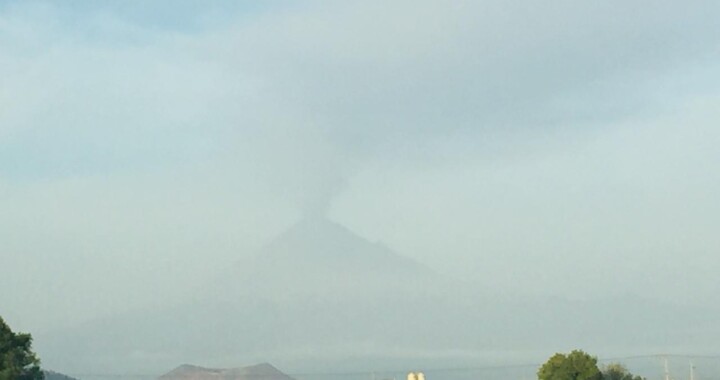 Reportan tremor de 600 de Popocatépetl