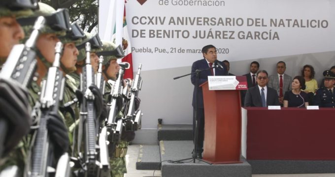 Como en su tiempo lo hizo Benito Juárez México sabrá afrontar crisis: Barbosa