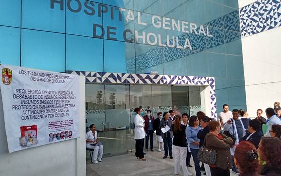 Pacientes con COVID-19 serán trasladados al Hospital General de Cholula