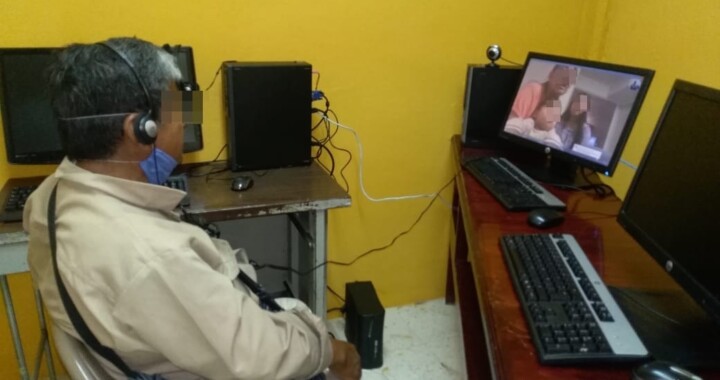 Habilitan videollamadas en cereso de San Miguel para comunicarse con familiares