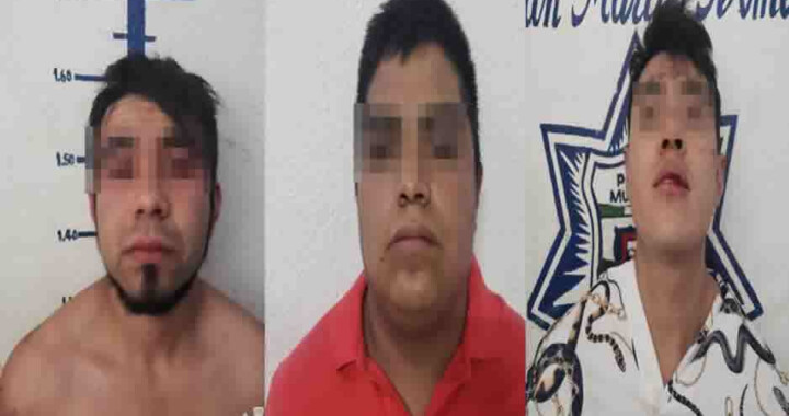 En Texmelucan detienen a tres integrantes de “Los Sinaloa”