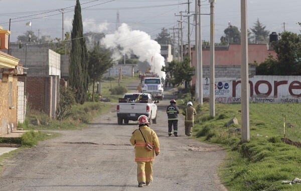 Alrededor de mil personas son evacuadas por fuga de gas en Amozoc