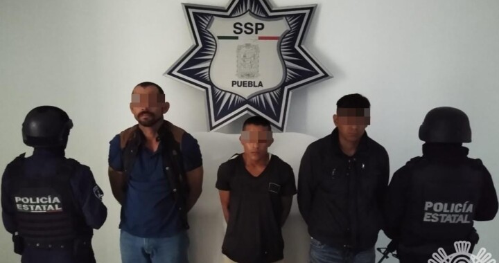 Policía Estatal asegura a presuntos integrantes de banda dedicada al robo de transporte