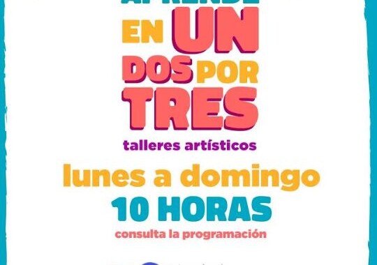 Oferta Secretaría de Cultura cursos artísticos para todas las edades