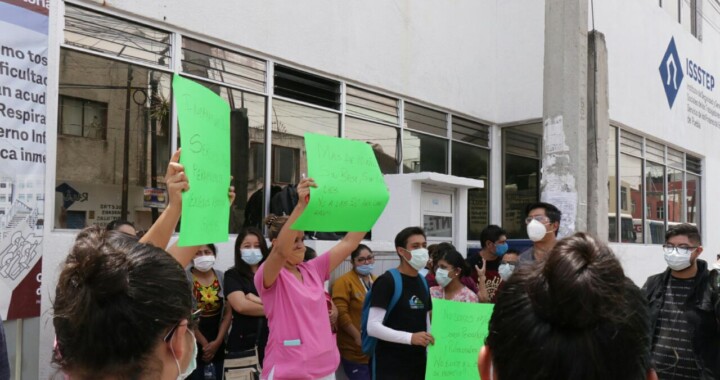 Continúan las manifestaciones en Puebla