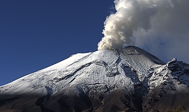 Volcán Popocatépetl en Alerta Amarilla Fase 2