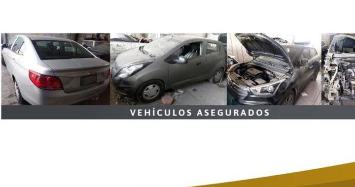 Asegura FGE inmueble donde desmantelaban vehículos robados