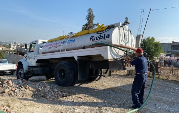 Con distribución de agua, Ayuntamiento beneficia 80  localidades