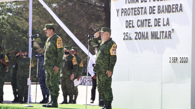 Rodrigo Herrera nuevo comandante de la XXV Zona Militar