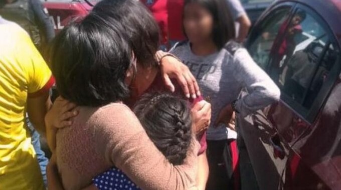 Rescatan a dos niñas  víctimas de extorsión telefónica en Huejotzingo