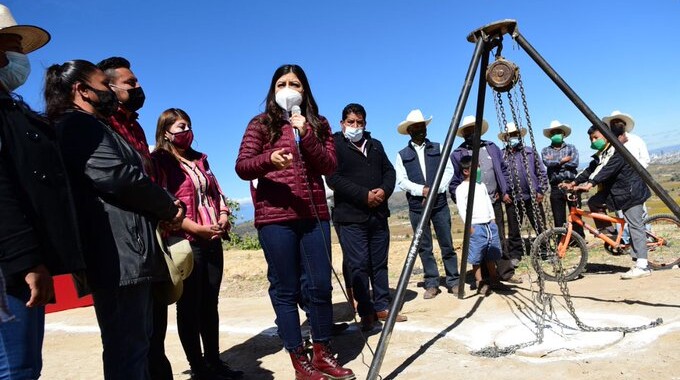 Entrega Ayuntamiento obras de infraestructura hidrosanitaria y educativa en la Junta Auxiliar San Andrés Azumiatla