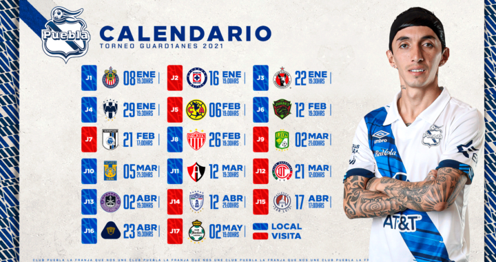 Calendario Guard1anes 2021: inicia con el juego Puebla Vs Chivas