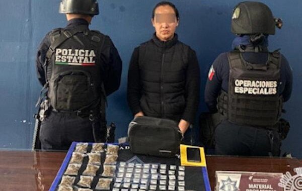 Policía Estatal detiene a presunta distribuidora de droga de “La 46”