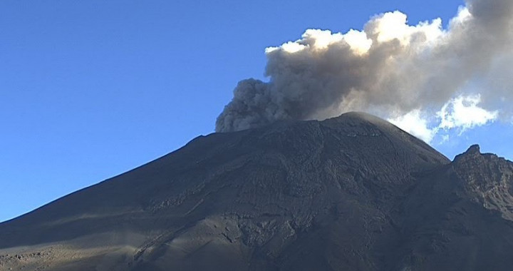 Popocatépetl registra una explosión y 52 exhalaciones