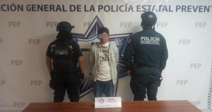 En Atlixco, es detenido presunto vendedor de droga