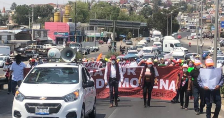 Continúa protesta de Morena por imposición de candidaturas