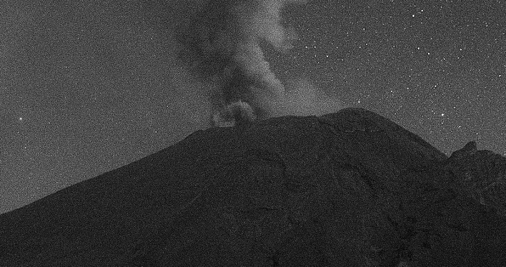 Volcán Popocatépetl registra 83 exhalaciones