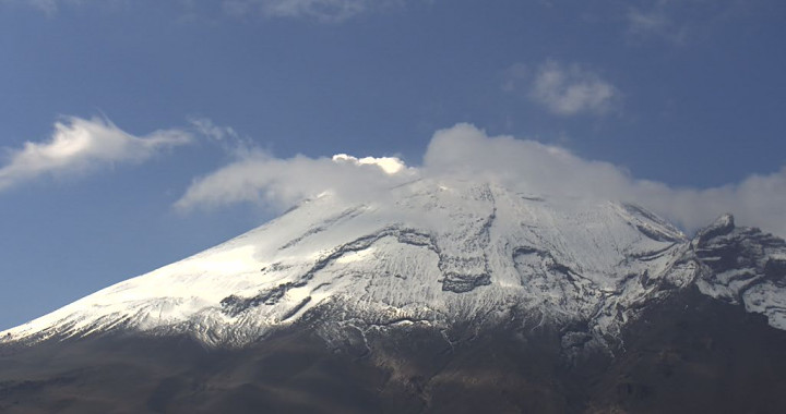 Reporta Popocatépetl 93 exhalaciones y dos sismos volcanotectónicos