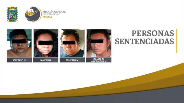 Otorgan 50 años de prisión a cuatro secuestradores