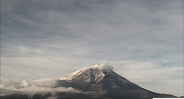 Se detecta en Popocatépetl 59 exhalaciones y 104 minutos de tremor