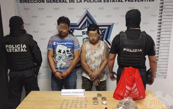 SSP detiene a dos presuntos narcovendedores al sur de la capital