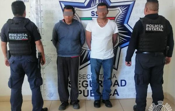 Impiden policías robo en San Martín Texmelucan