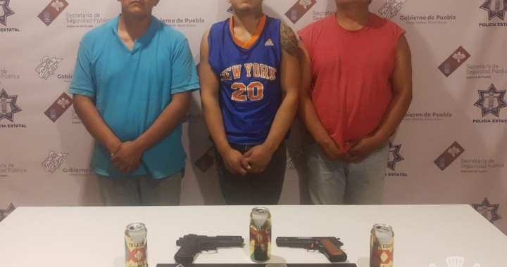 Captura SSP a tres presuntos narcomenudistas en Miahuatlán