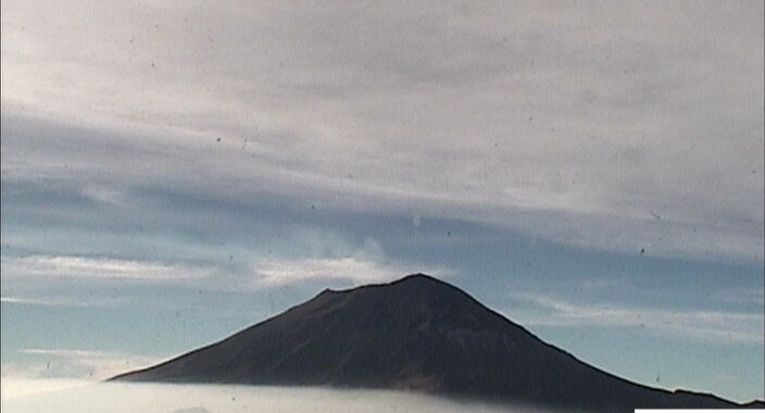 Ocho exhalaciones y 21 minutos de tremor registra el volcán Popocatépetl