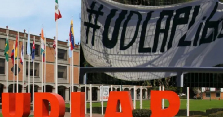 Alumnos de la Udlap se rebelan frente a las instalaciones; exigen apertura