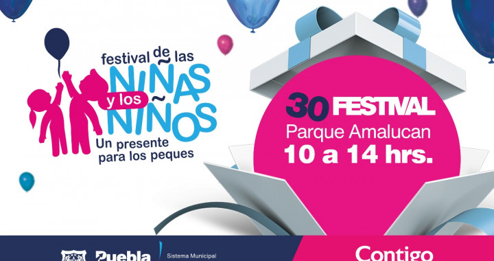 Invita SMDIF al Festival de los Niños en parque de Amalucan