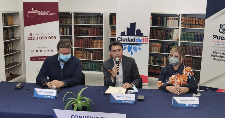 Firman Bienestar y Consejo Ciudadano convenio de colaboración para ampliar la seguridad