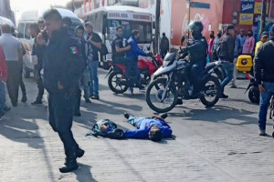 Ejecutan a balazos a hombre en el Centro de San Martín Texmelucan