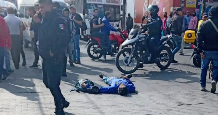 Ejecutan a balazos a hombre en el Centro de San Martín Texmelucan