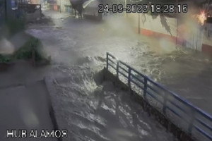 Tras lluvias intensas, reportan desbordamiento de río Alseseca
