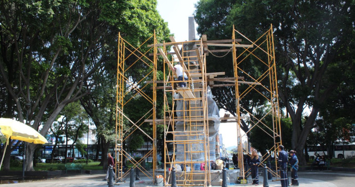 Sigue la rehabilitación de parques en Puebla capital