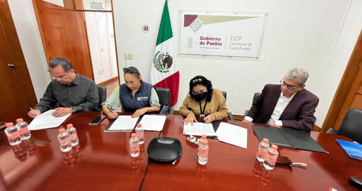 FIRMAN CONVENIO DE COLABORACIÓN EL AYUNTAMIENTO DE LA CAPITAL Y CARRETERAS DE CUOTAS PUEBLA