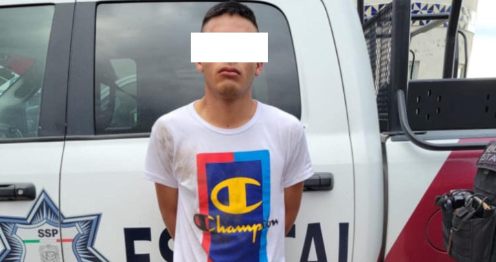 Detienen a hombre que baleó a una mujer para robarle 250 mil pesos en Tecamachalco