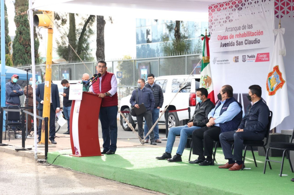 Proyecto de rehabilitación de la avenida San Claudio en Puebla mejora la movilidad y seguridad vial para beneficio de estudiantes y vecinos
