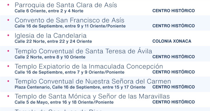 Por festejos a la Candelaria, gobernación municipal autoriza venta de antojitos en inmediaciones de 9 templos de la ciudad