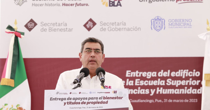 Sergio Salomón cumple palabra empeñada de llavar beneficios a todos los rincones del estado