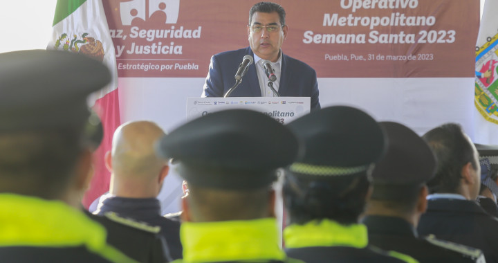 Sergio Salomón y Eduardo Rivera inician el Operativo Metropolitano de Semana Santa