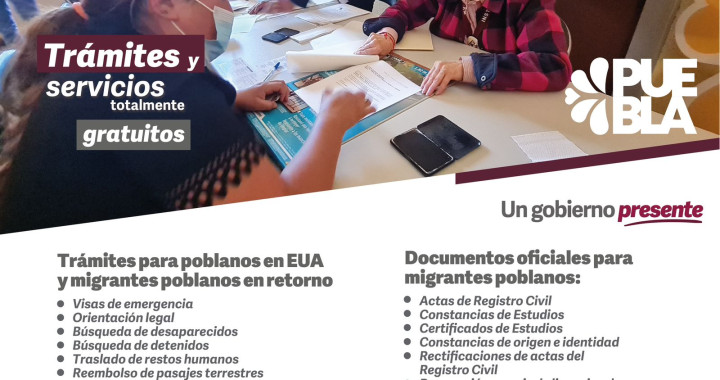 Ofrecerá gobierno estatal asesorías y servicios a migrantes poblanos en Pahuatlán