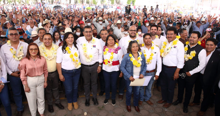 Con el servicio público, gobierno de Sergio Salomón impacta de manera positiva la vida de las y los poblanos