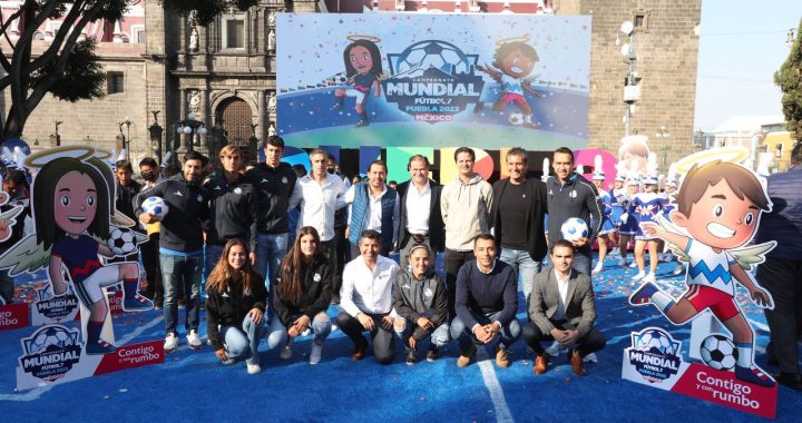 Lista la imagen oficial del campeonato mundial de fútbol 7 Puebla 2023