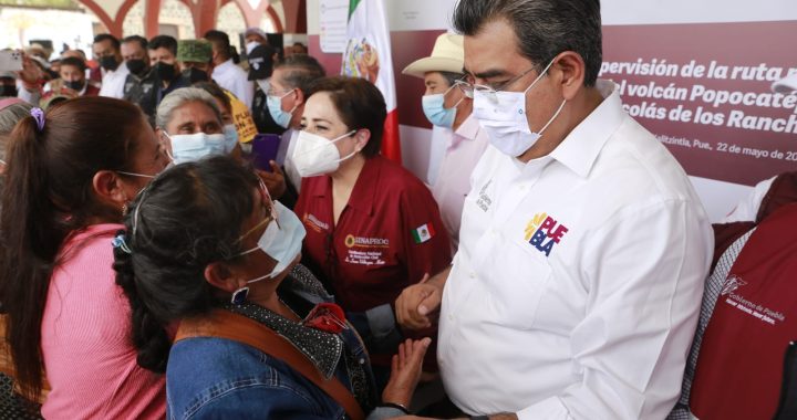 Refuerza gobierno de Puebla medidas de prevención por actividad del popocatépetl