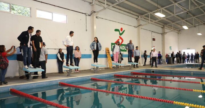 Ayuntamiento de Puebla invierte 8MDP en la rehabilitación del complejo acuático municipal del sur