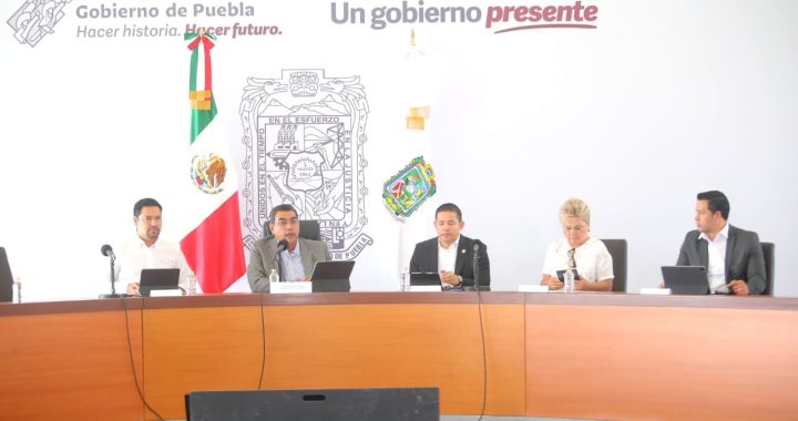 En Puebla, combate a la delincuencia y aplicación de ley permanente: Sergio Salomón