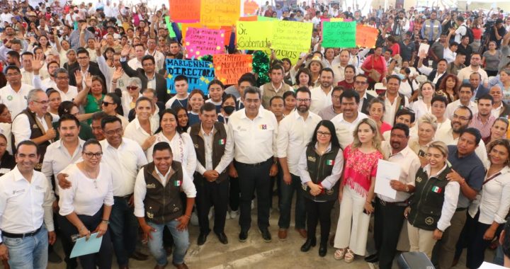 Impulsa gobierno de Sergio Salomón desarrollo de la región de Tehuacán