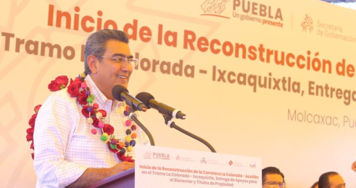 Con inicio de obra carretera, gobierno de Sergio Salomón impulsa desarrollo regional en la Mixteca
